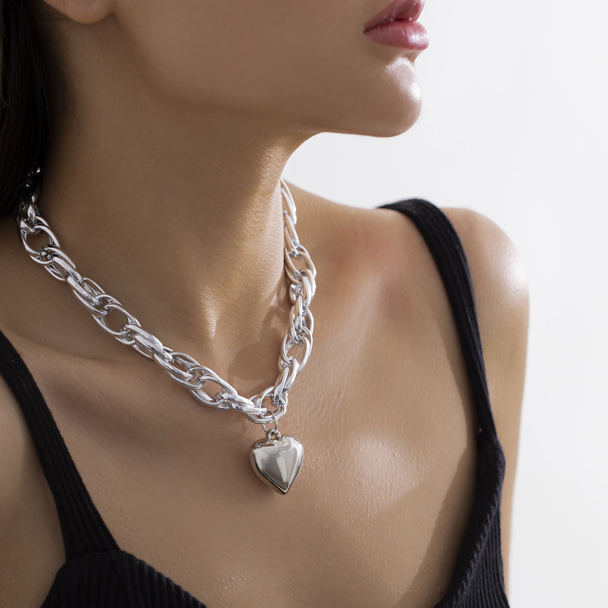 Hollow Heart Necklace