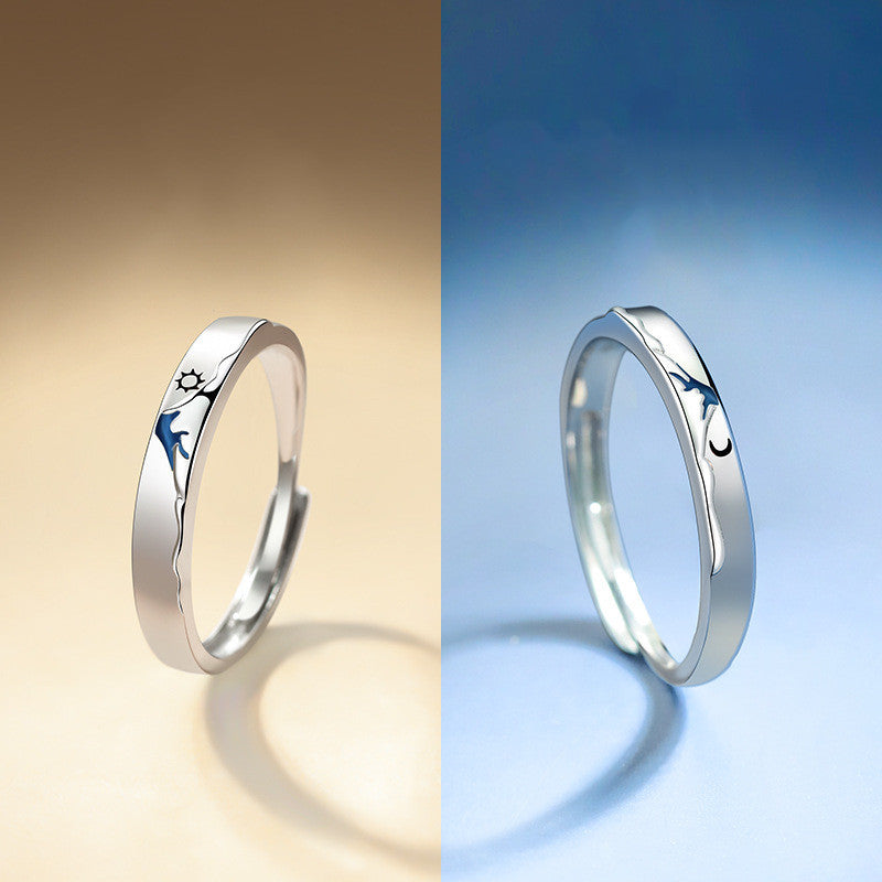 Sun & Moon Couple's Rings For Men And Women