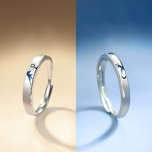 Sun & Moon Couple's Rings For Men And Women