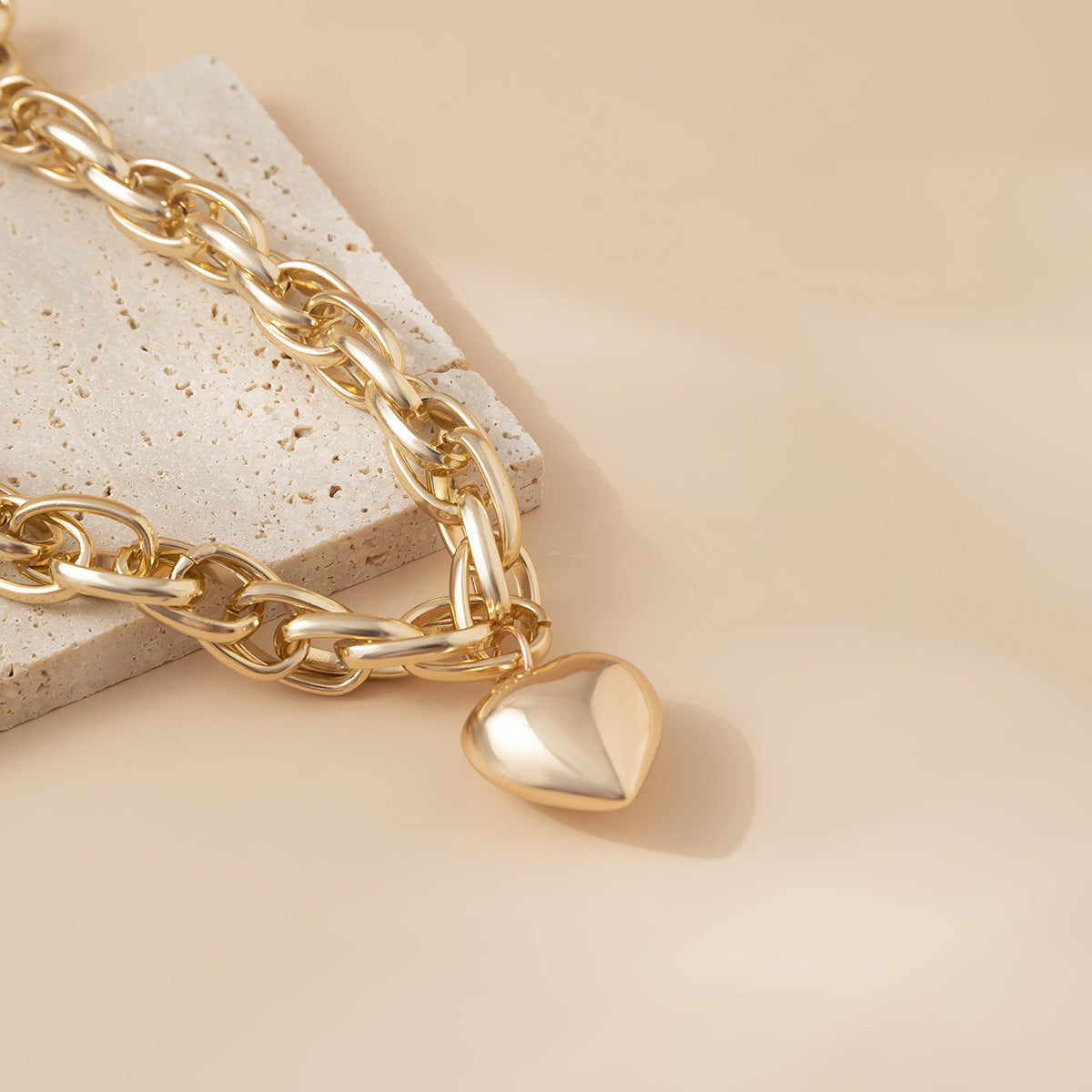 Hollow Heart Necklace